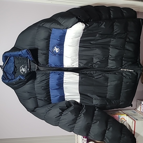 Beverly Hills Polo Club men's Large puffer jacket - Picture 1 of 9